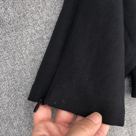 Like new! - THEORY Virgin Wool & Viscose Blend Side Zip Pants w/Ankle Zippers - Picture 8 of 9